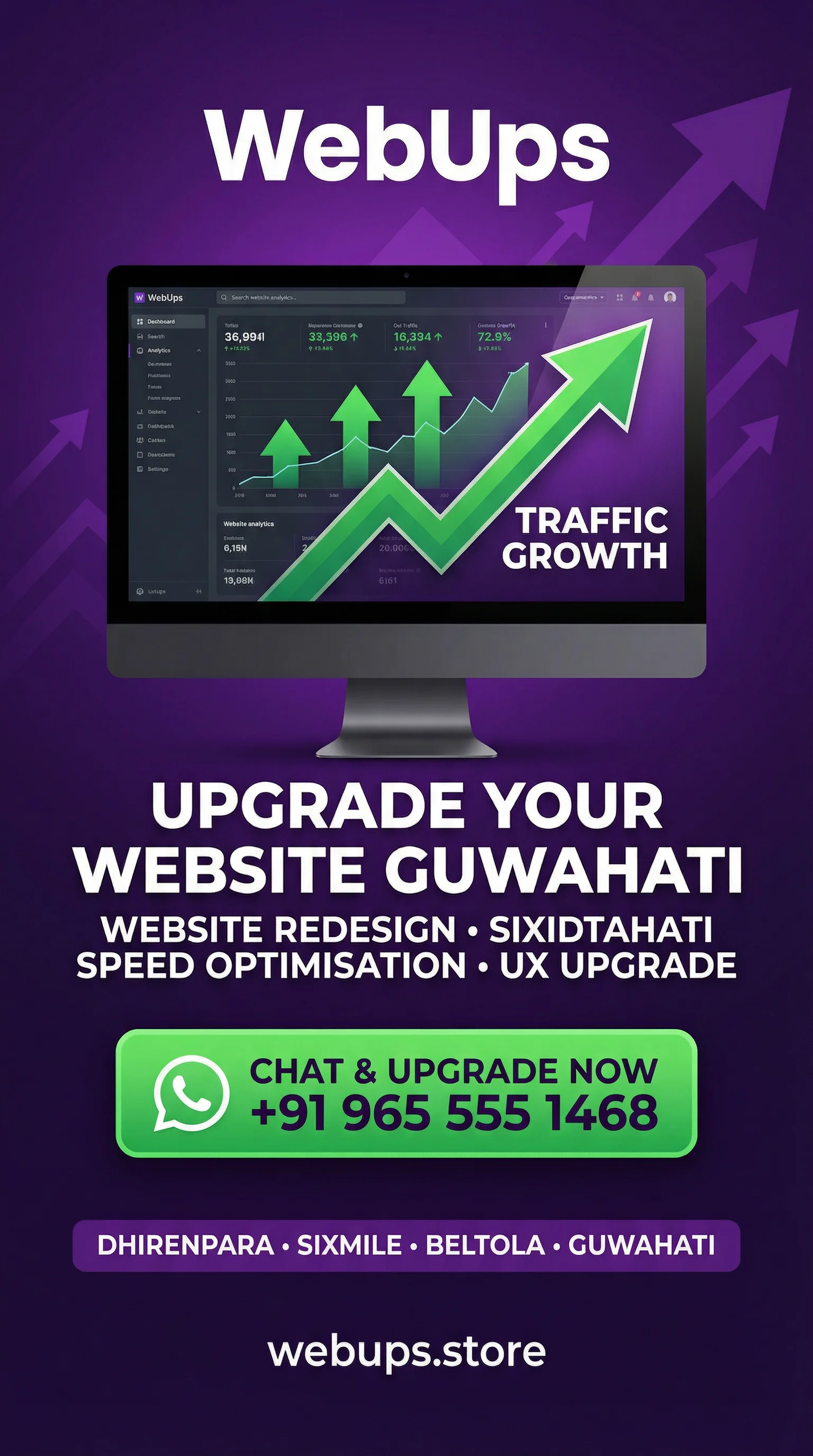 WebUps – Website Upgrade Specialists in Guwahati
